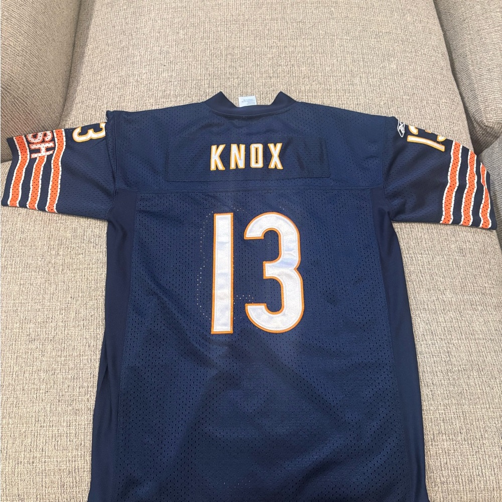 Reebok Navy NFL Bears Johnny Knox Jersey Youth L